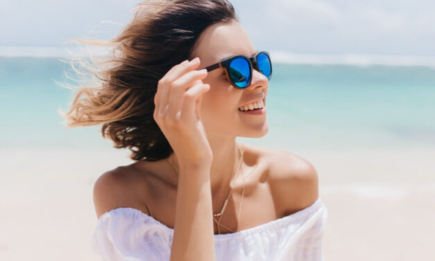 Proteggere gli occhi da sole, sabbia e secchezza